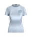 T-shirt Motif/style À Rayures Femme Blanc Azur Ralph Lauren-2