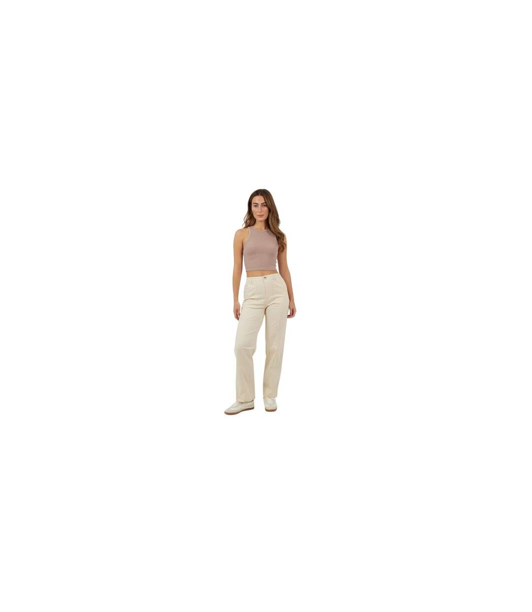 Pantalon De Combat Femme Crème Brave Soul-1