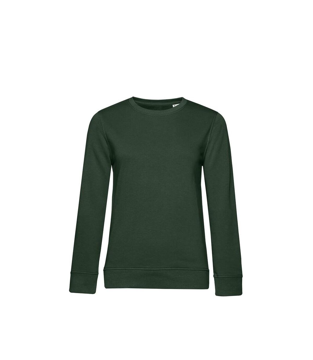 B&C Womens/Ladies Organic Sweatshirt (Forest Green)