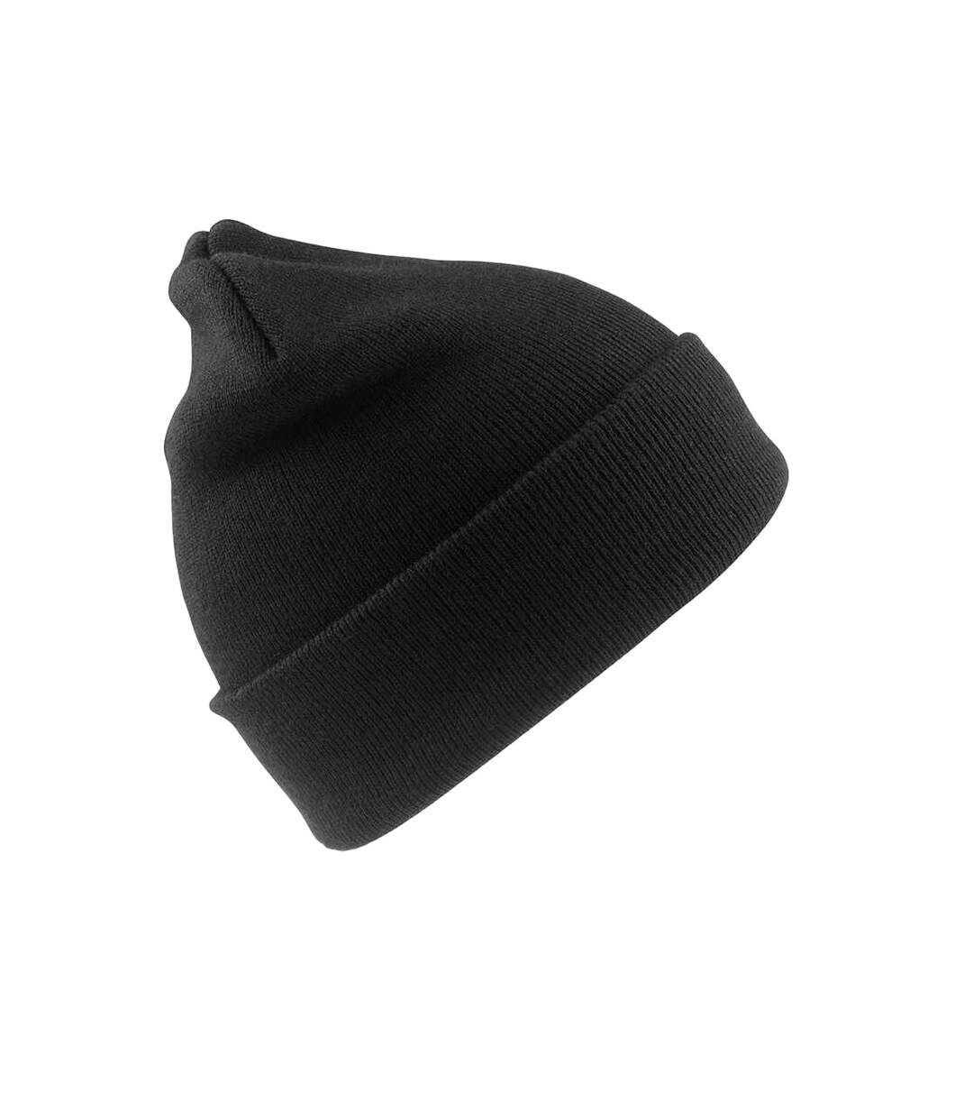 Winter essentials mens woolly ski hat black Result-1