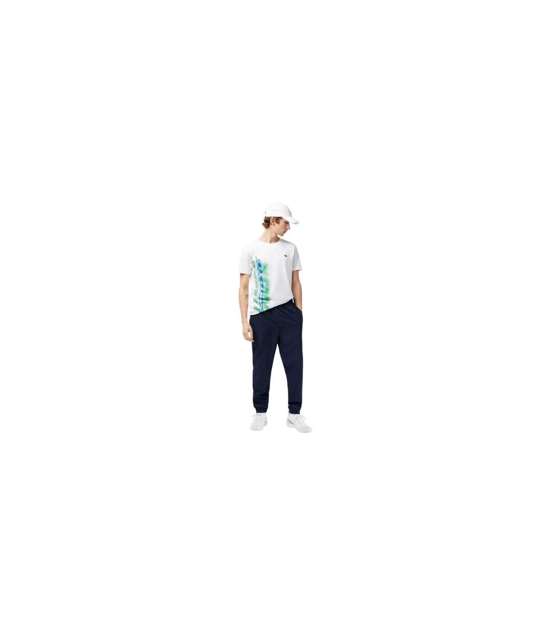 Pantalon De Survêtement Motif/style Logo Homme Bleu Marine Lacoste-1