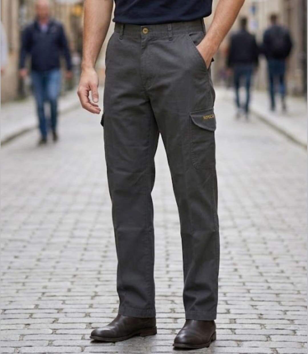 WINCHESTER WILD1G — Pantalon gris anthracite : confort et respirabilité au quotidien-1