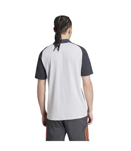 Polo Motif/style Sl Benfica 2024/2025 Homme Gris Uni Rouge Adidas