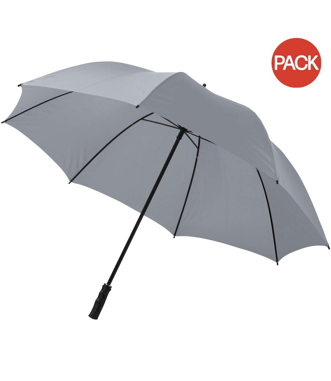 Parapluie zeke golf taille unique gris Bullet-1