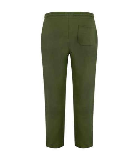 Mens Fleece Joggers Green Camo Firetrap