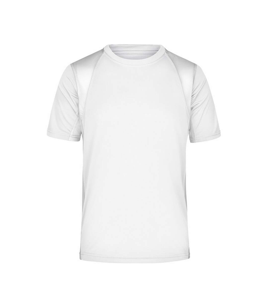 T-shirt Course À Pied Homme Blanc James And Nicholson-1