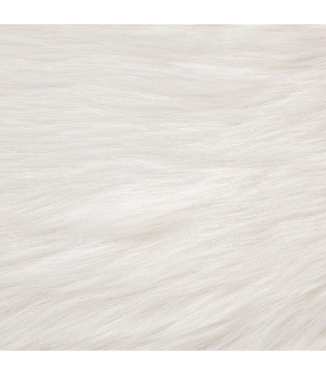 Tapis imitiation fourrure enfant Douceur - L. 60 x l. 90 cm - Blanc-2