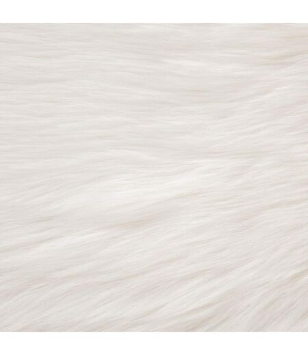 Tapis imitiation fourrure enfant Douceur - L. 60 x l. 90 cm - Blanc