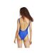 Maillot De Bain 1 Pièce Motif/style 3 Rayures Femme Bleu Adidas-3