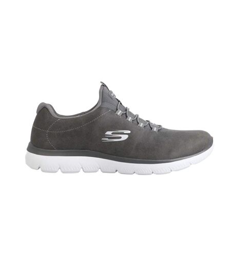 Womens/ladies summits itz bazik trainers charcoal Skechers