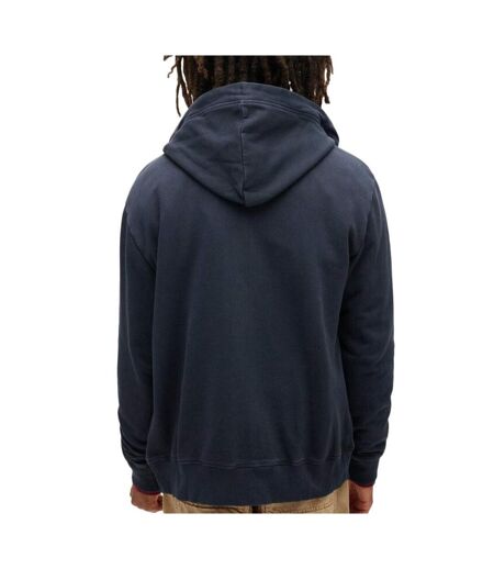 Sweat zippé marine homme superdry essential washed ziphood