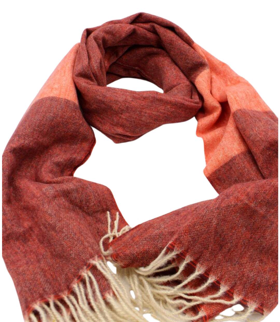 écharpe Femme Douce et Stylée - Rouge Tendance pour un Look mode-4