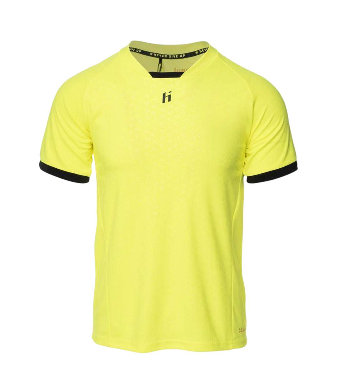 T-shirt Motif/style Logo Rosario Homme Jaune Huari-2