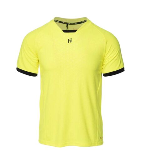 T-shirt Motif/style Logo Rosario Homme Jaune Huari