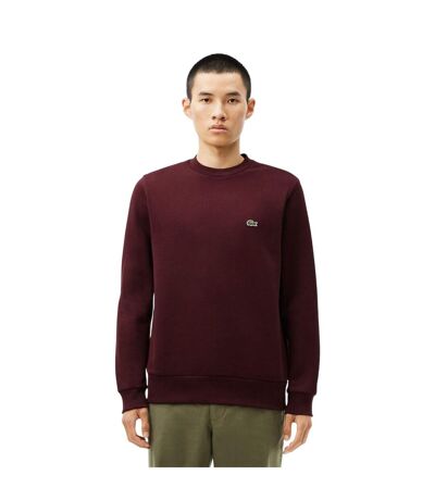 Sweat Homme Rouge Bordeaux Lacoste