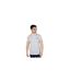 Mens Ss25 Geometric Polo Shirt White Navy Cashew Lambretta-1