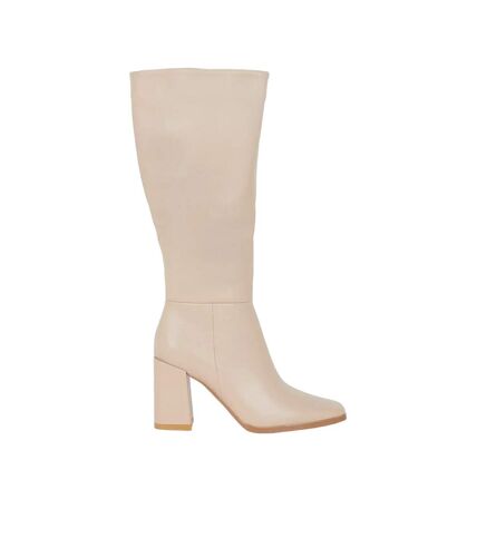 Bottes hauteur genoux kristen femme beige Dorothy Perkins