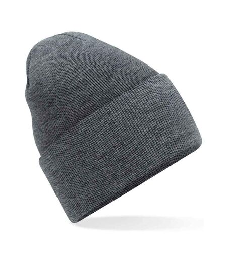 Beechfield Unisex Adult Original Recycled Deep Cuffed Beanie (Granite)