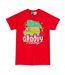 T-shirt Groovy Holidays Adulte Rouge Scooby Doo-1