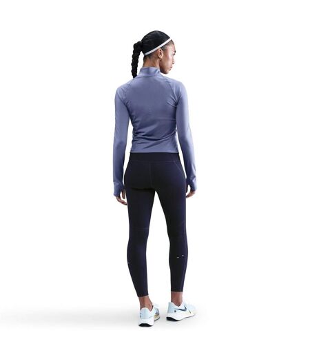 Womens/ladies Swift Slim Long-sleeved Track Top Indigo Nike