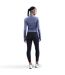 Womens/ladies Swift Slim Long-sleeved Track Top Indigo Nike-4