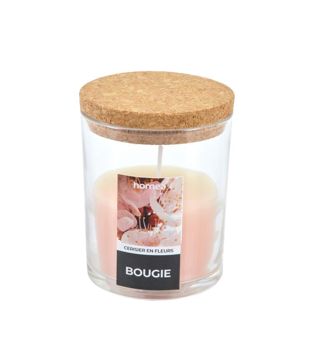 Bougie Verrine Parfumée Essentiel II 8cm Cerisier en Fleurs-1