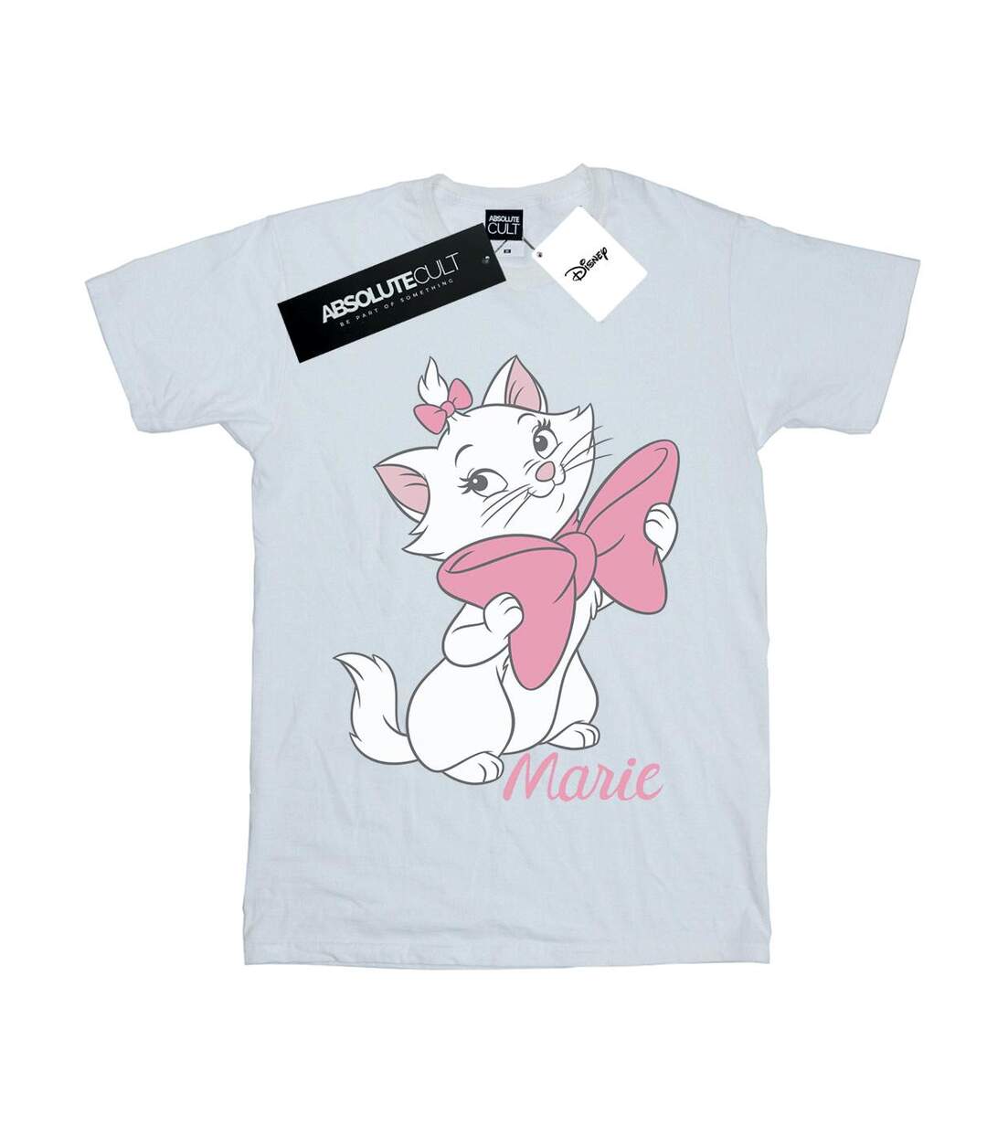 Disney - T-shirt ARISTOCATS MARIE BOW - Femme (Blanc) - UTBI18006-1