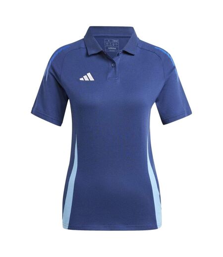 Polo Manches Courtes Tiro Femme Bleu Marine Foncé Adidas