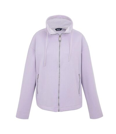 Womens/ladies ashlynn knitted fleece jacket lilac thistle Regatta