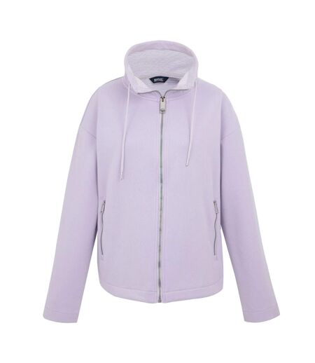 Womens/ladies ashlynn knitted fleece jacket lilac thistle Regatta