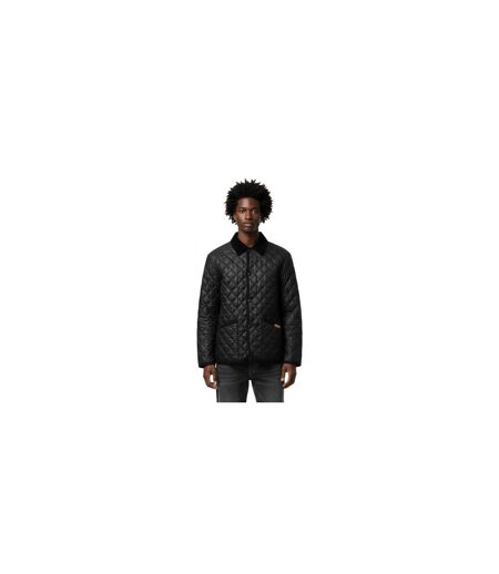 Mens Quilted Quilted Jacket Black Criminal Damage