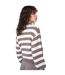 Womens/ladies Larisa Stripe Jumper Taupe Cream French Connection-3