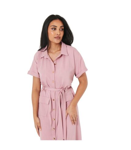 Robe chemisier femme rose blush Principles