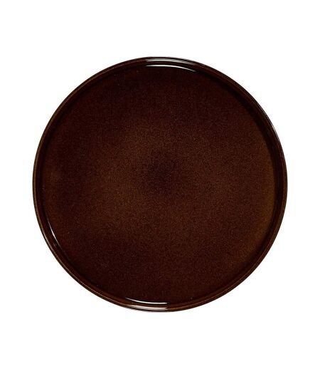 Lot de 6 Assiettes à Dessert Ysia 21cm Marron