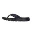 Mens Go Consistent Rubber Flip Flops Black Skechers-2