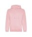Sweat À Capuche Adulte Rose Clair Awdis-1