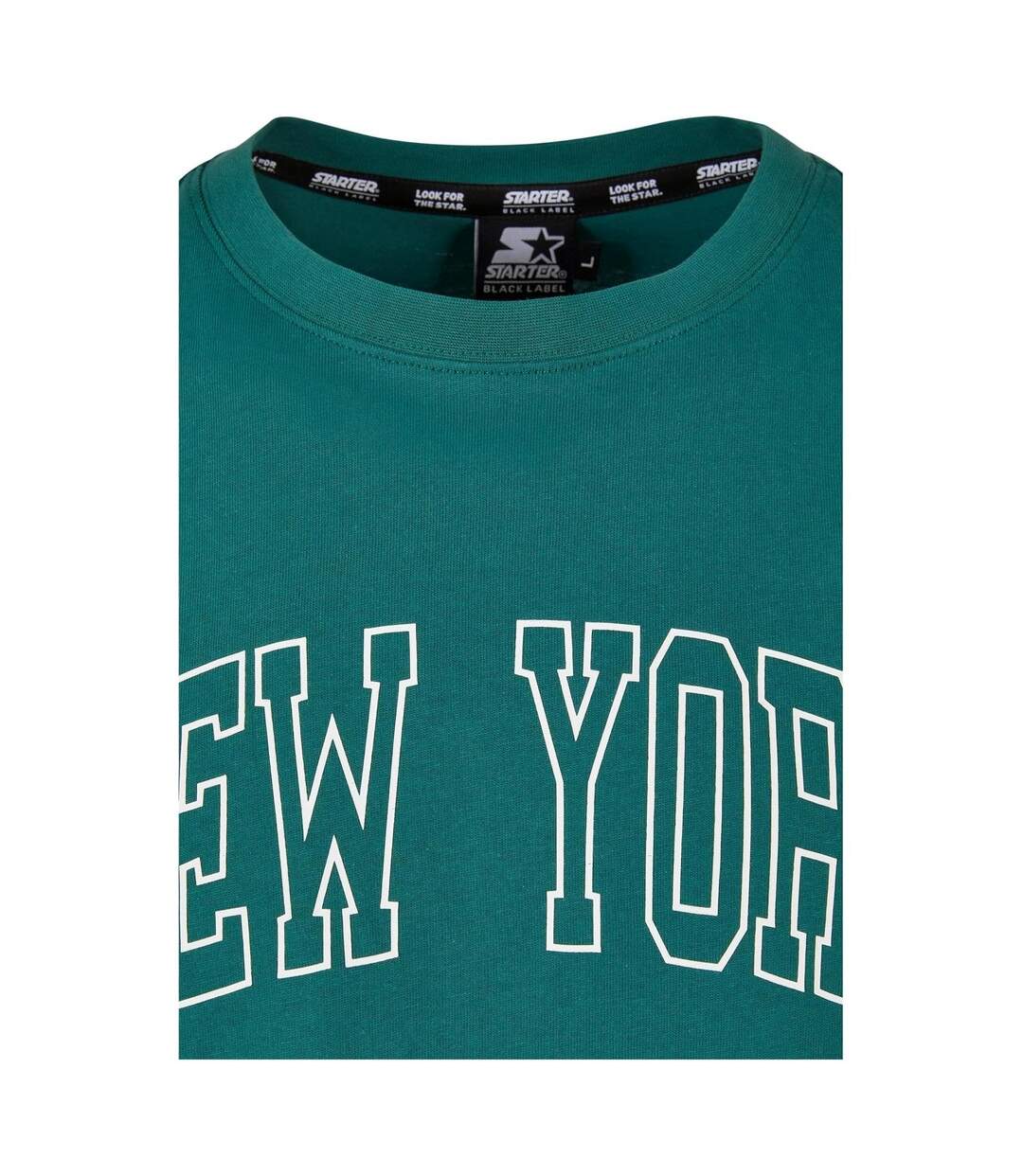 T-shirt Mens New York Vert Foncé Et Frais Starter Black Label-4