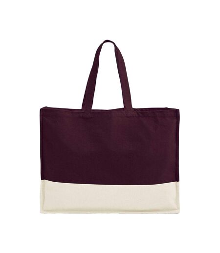 Tote Bag Motif/style Contrasté Earthaware Taille Unique Pourpre Naturel Westford Mill