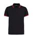 Polo Homme Noir Rouge Kustom Kit-1