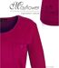MAYFLOWER NIKITA1 : Tee-shirt manches longues violet Purple en coton avec poche poitrine-4
