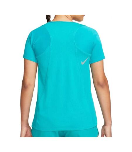 T-shirt Bleu Femme Nike Race Top - M