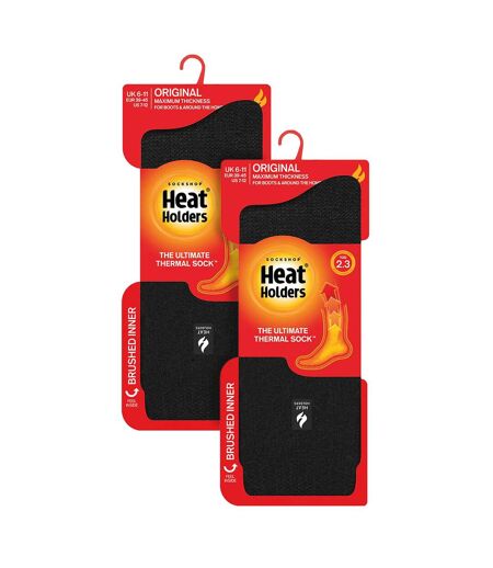 Mens 2 Pack Original Thermal Brushing Socks
