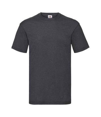 T-shirt valueweight homme gris foncé chiné Fruit of the Loom