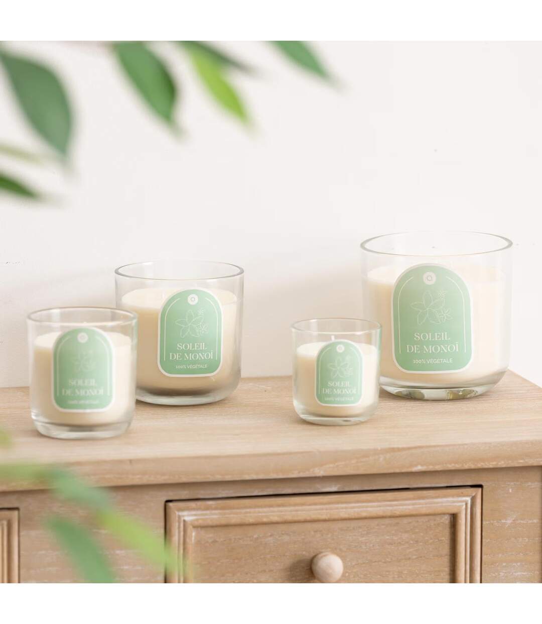 Bougie Parfumée en Verre Floa 115g Monoï-3