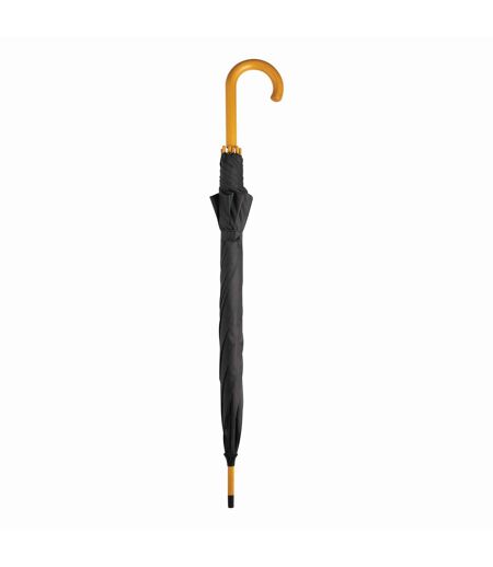 Parapluie Droit Motif/style Poignée En Bois Tango 89 Cm X 103 Cm Noir L-Merch