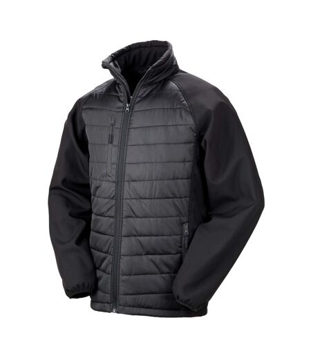 Veste Softshell Compass Homme Noir Result Genuine Recycled
