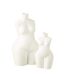 Vase Design Corps Femme 47cm Blanc-2