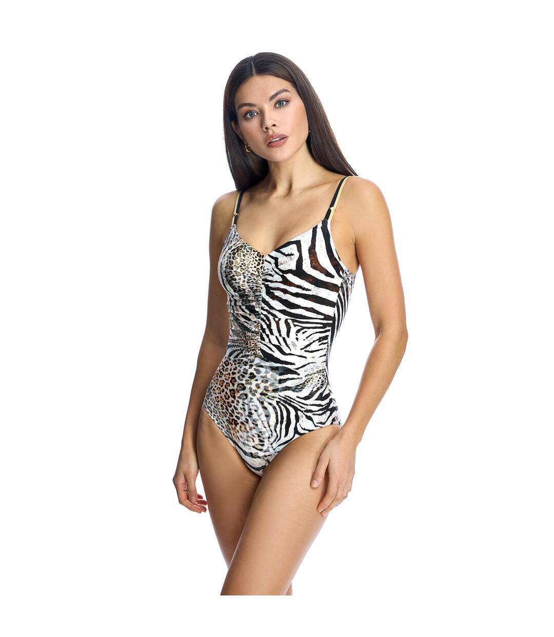 V-neck swimsuit W240176 woman-1