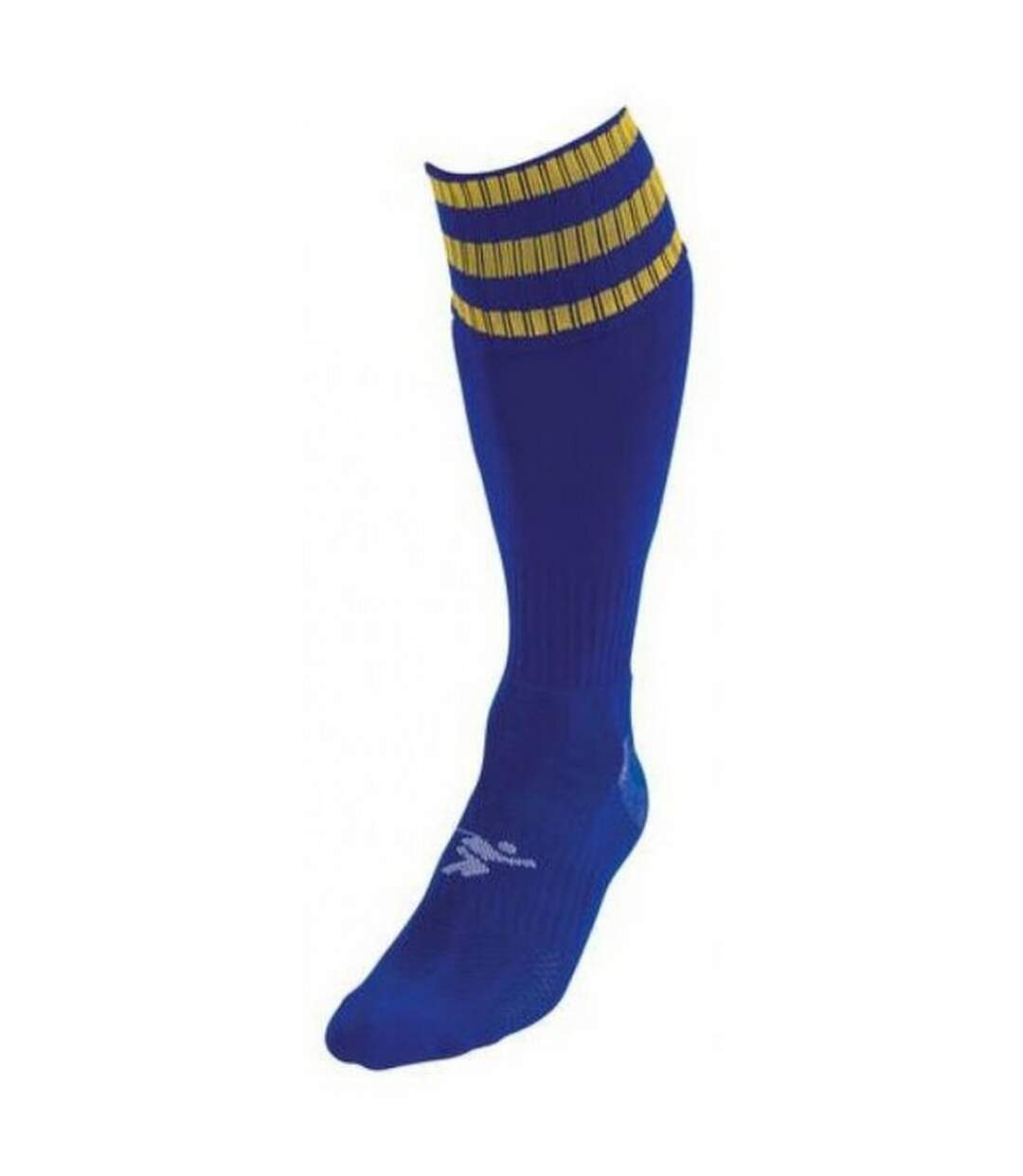 Chaussettes de football pro adulte bleu roi / doré Precision