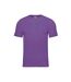 Mens Classic New T-shirt Violet Adler-2